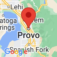 Map of Provo, UT